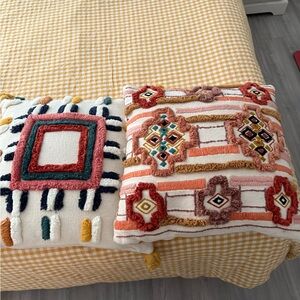 Colorful Geometric Throw Pillows